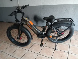 Bicicleta Eléctrica LANKELEISI Fat Bike 250km