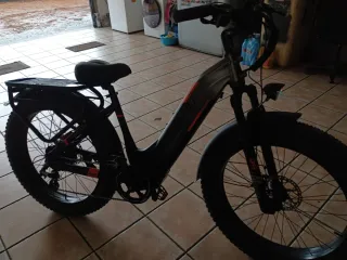 Bicicleta Eléctrica LANKELEISI Fat Bike 250km