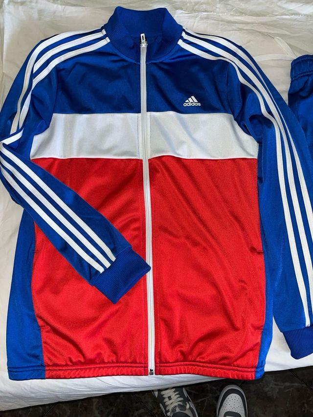 Chándal Adidas Rojo, Blanco y Azul