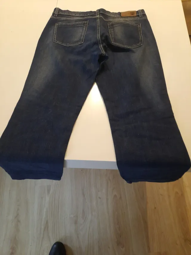 Pantalón vaquero Mango chica azul