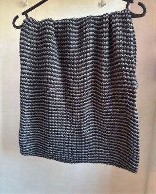 Sciarpa ScaldaCollo Uomo Grigio e Nero