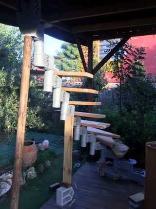 Escalera metálica acoplable