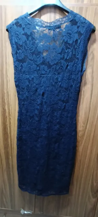 Vestido de encaje azul