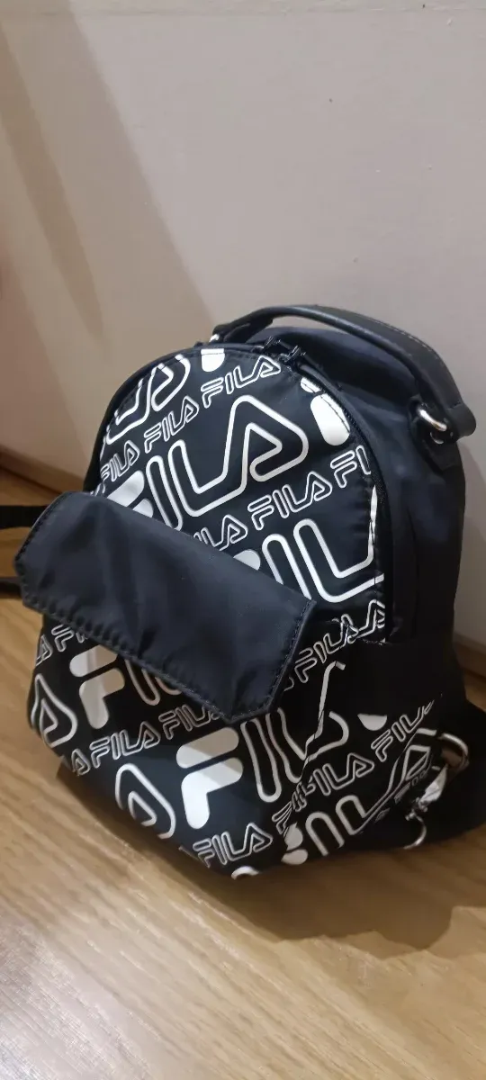 Bolso Fila Negro y Blanco