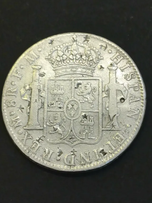 Moneda 8 Reales Carlos III 1777