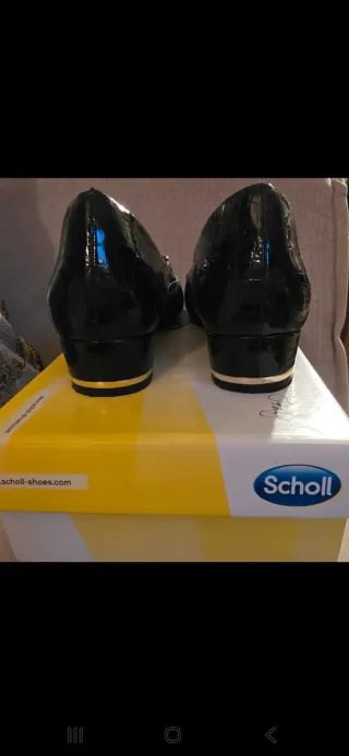 Scarpe donna Scholl pelle nera n.39