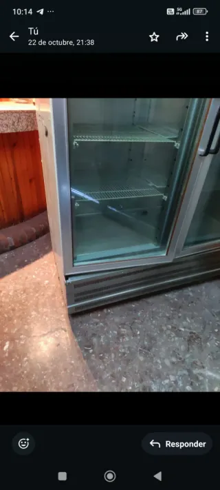 Nevera Vitrina Doble Fagor Grande