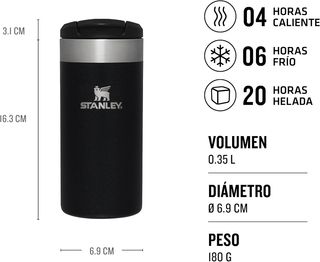 STANLEY Aerolight Transit Termo Cafe 0.35L  Black