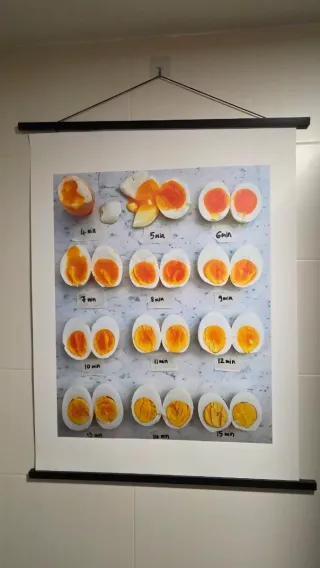 Poster Cucina Uova Cotte