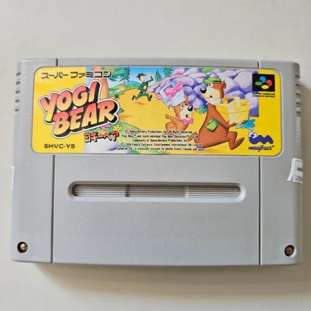 Nintendo juego Super Famicom Yogi Bea