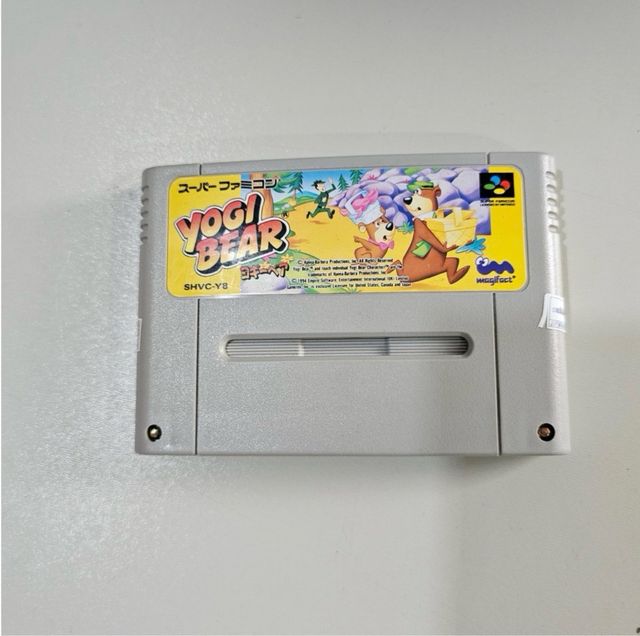 Nintendo juego Super Famicom Yogi Bea