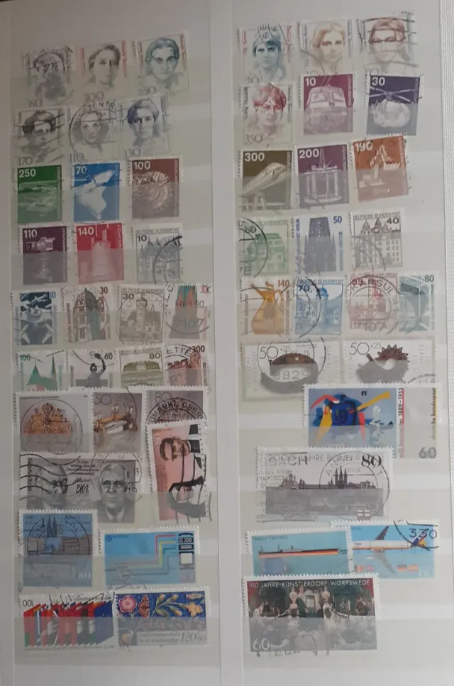 Germania: Lotto 67 francobolli usati