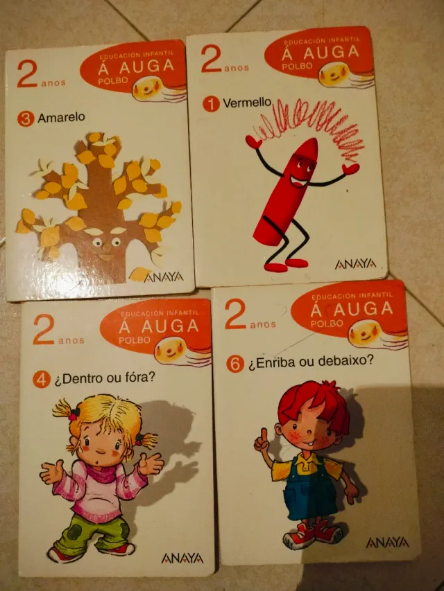 Libros Ver ello,amarelo, dentro o forma,enriba out