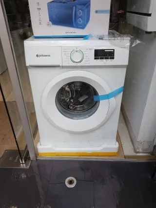 Lavadora Johnson Blanca