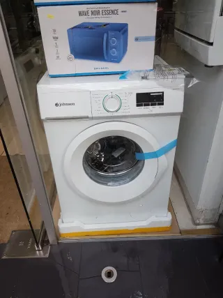 Lavadora Johnson Blanca