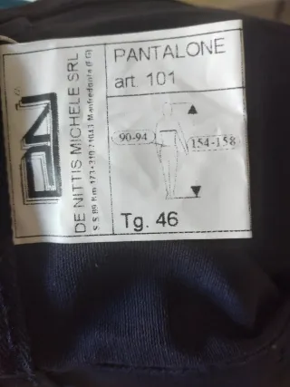 Pantaloni uomo blu