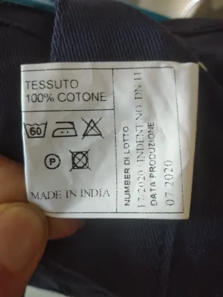 Pantaloni uomo blu