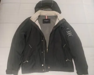 Cazadora Hackett azul marino y Roja Talla L