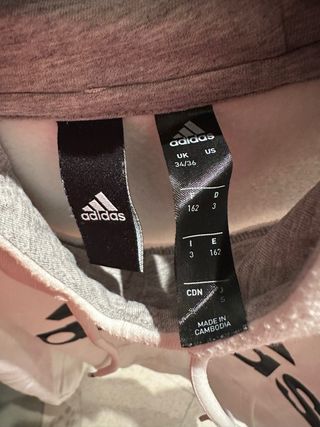 Sudadera Adidas Blanca Talla S
