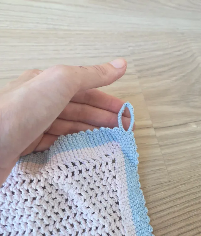 Paño tejido a mano artesanal