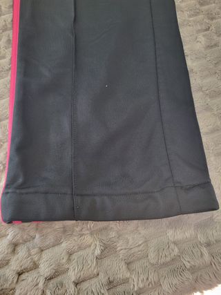 Pantalón Chándal Adidas Negro/Fucsia Talla XS