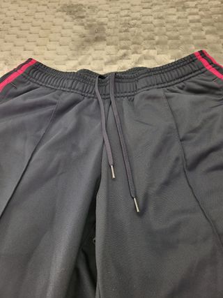 Pantalón Chándal Adidas Negro/Fucsia Talla XS