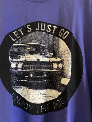 Maglietta maniche lunghe unisex viola