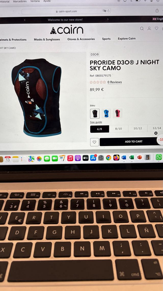 Chaleco Protección Cairn Proride D30 para niño