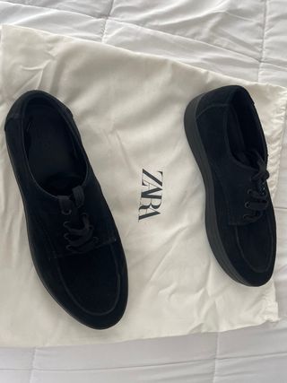 Zapatos Zara Hombre Negros Nuevos