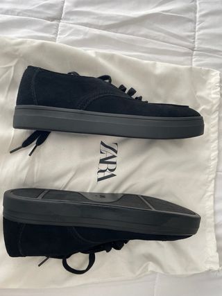 Zapatos Zara Hombre Negros Nuevos
