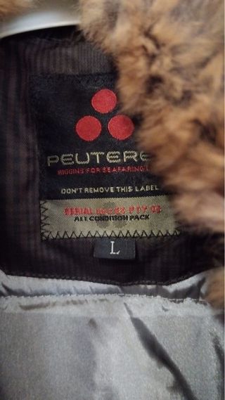 Giubbotto Peuterey donna marrone pelliccia