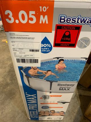 Estructura Piscina Bestway Steel Pro Max 3.05m