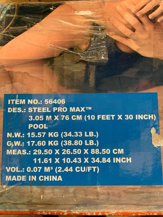 Estructura Piscina Bestway Steel Pro Max 3.05m