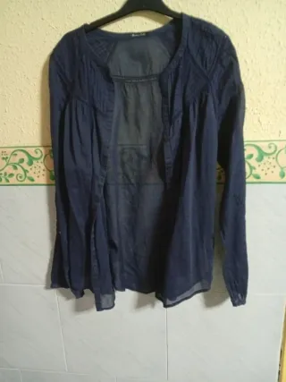 Camisa Massimo Dutti azul