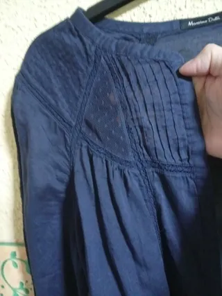 Camisa Massimo Dutti azul