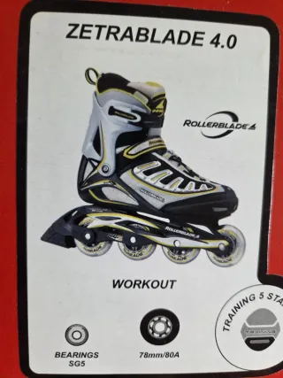 Patines en línea Rollerblade sin estrenar en caja.