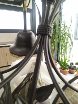 Lámpara de techo-salón estilo Tiffany