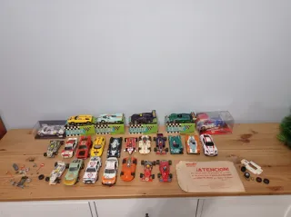 Lote Scalextric Coches y Accesorios