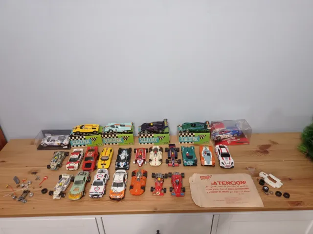 Lote Scalextric Coches y Accesorios