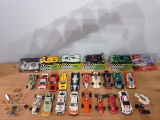 Lote Scalextric Coches y Accesorios