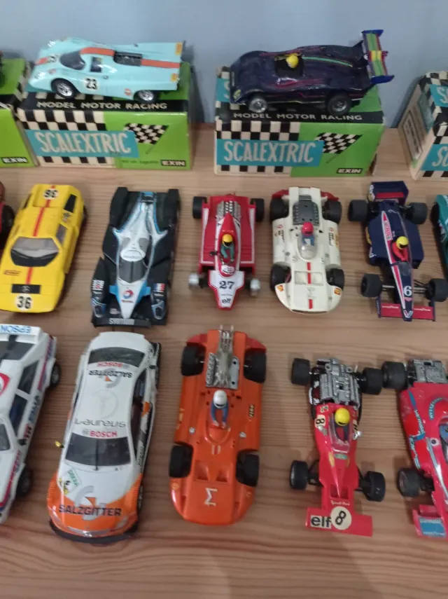 Lote Scalextric Coches y Accesorios