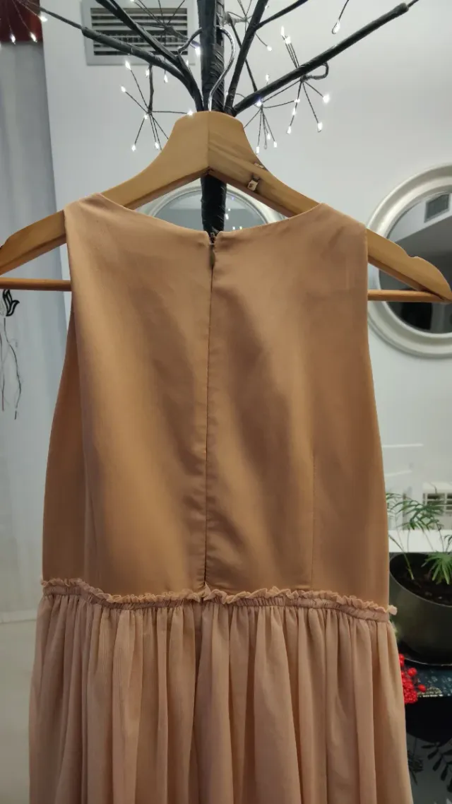 Vestido Zara rosa talla S