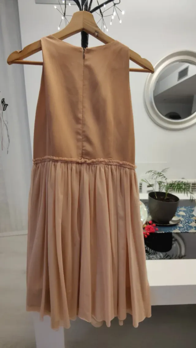 Vestido Zara rosa talla S