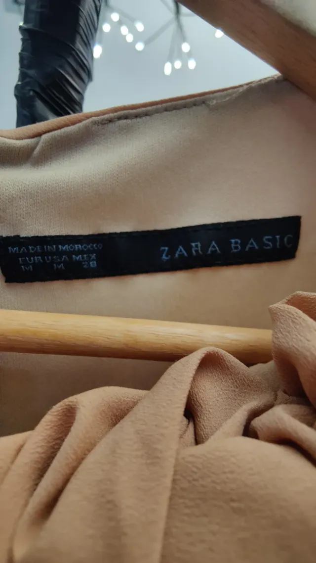 Vestido Zara rosa talla S