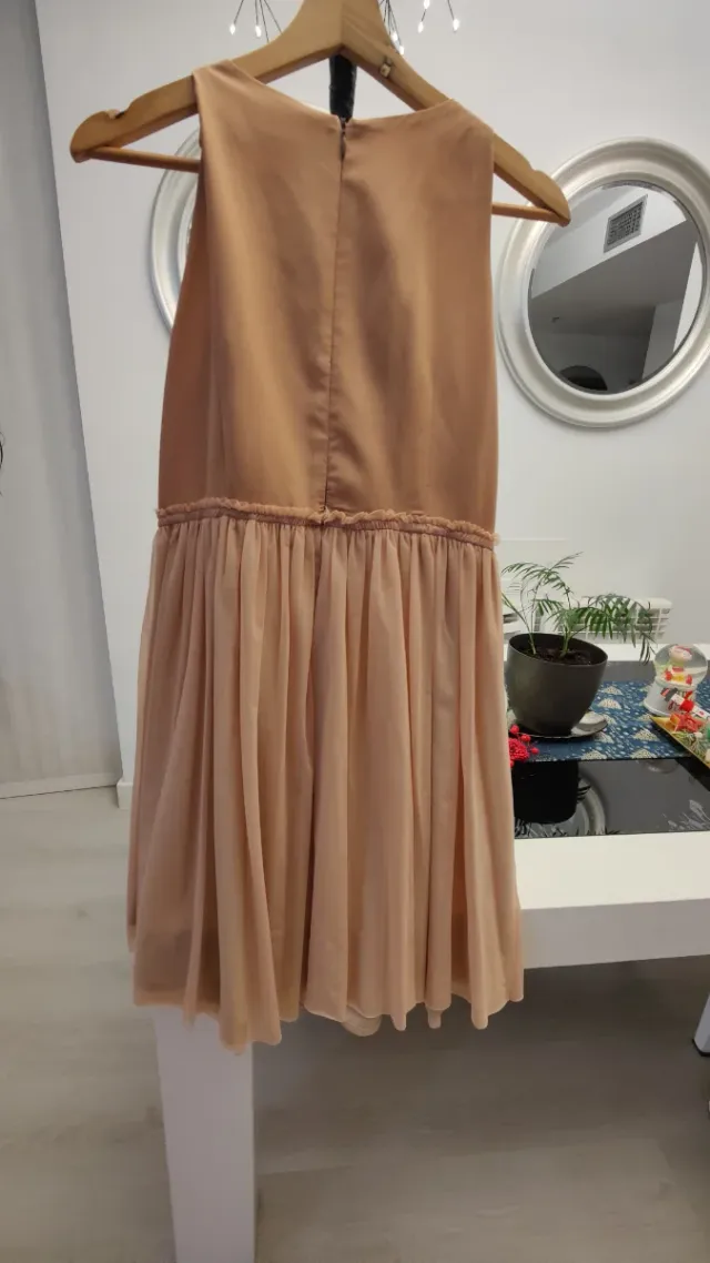 Vestido Zara rosa talla S
