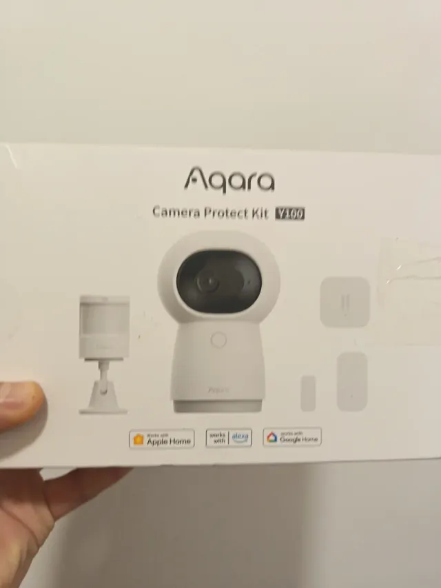 Kit Seguridad Aqara Y100 Cámara Hub G3 + 3 sensore