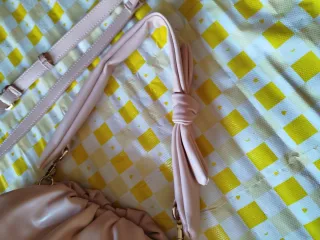 Borsa a tracolla rosa Cafènoir