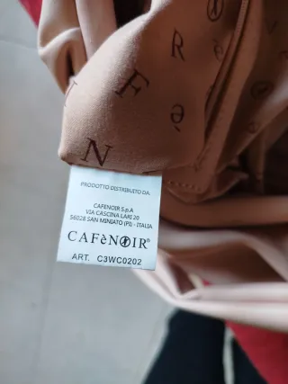 Borsa a tracolla rosa Cafènoir