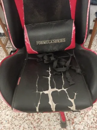 Sillón Gamer DXRacer Negro/Rojo