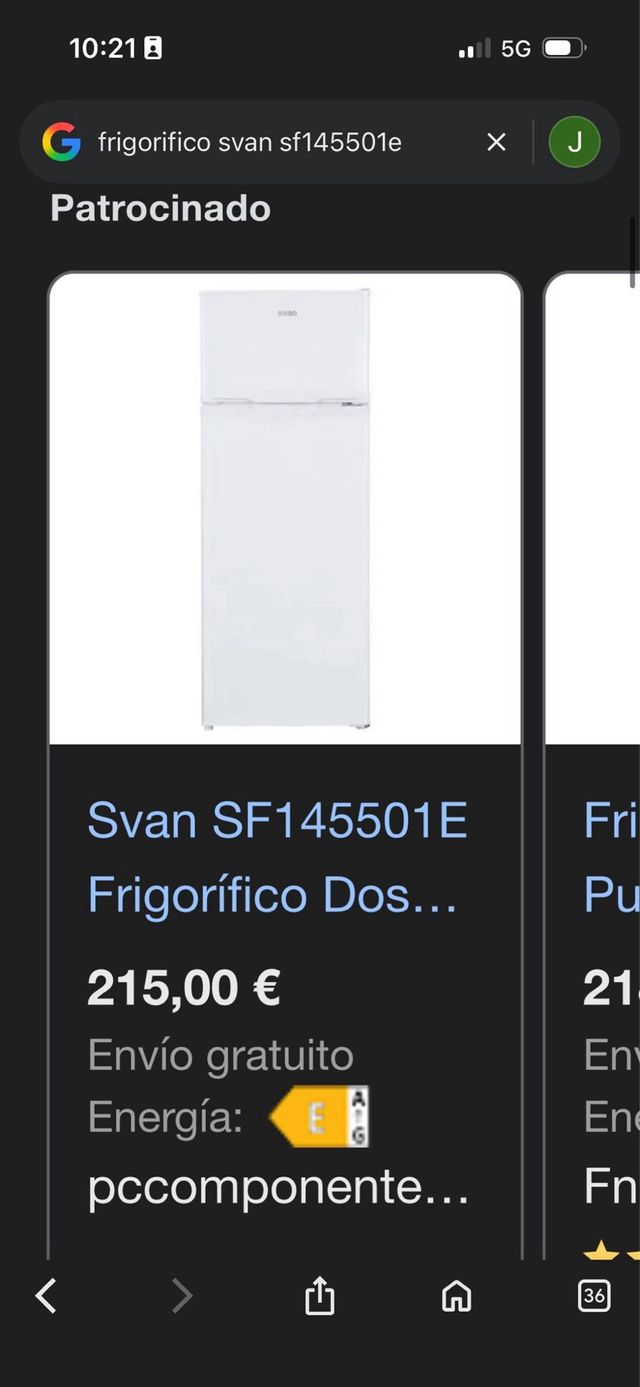 Frigorífico Svan SF145501E Blanco Nuevo